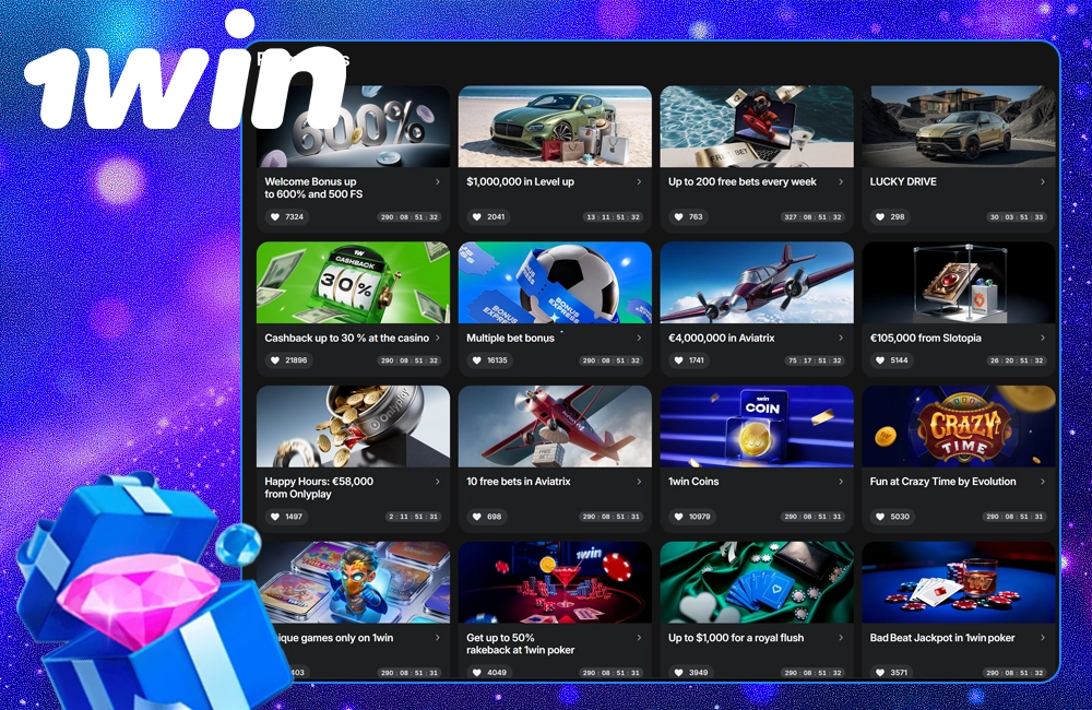 Bonuses and Promotions 1win